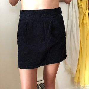 Corduroy Mini Skirt